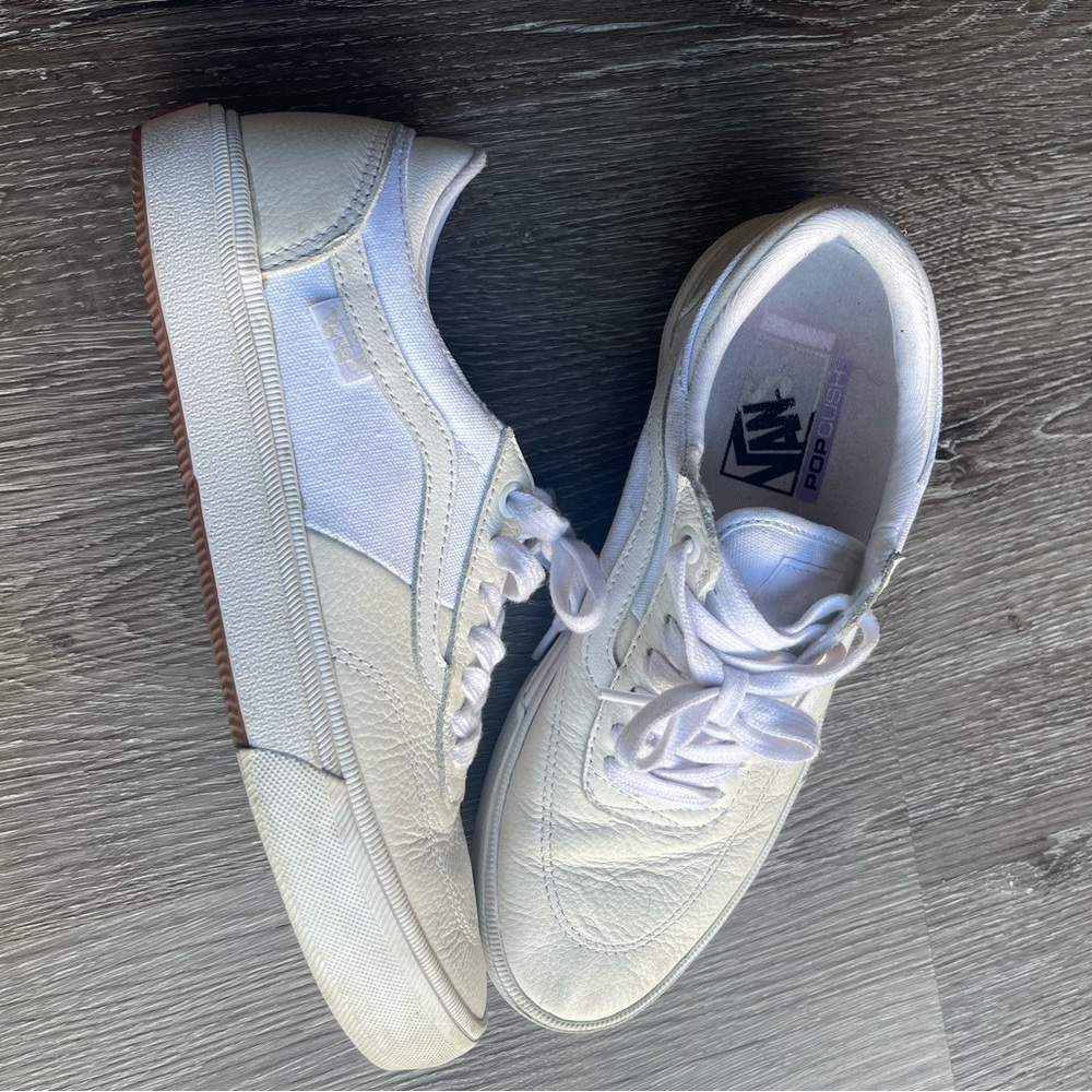 Gilbert Crocke Vans Leather White/White Sneakers size 7.5 in Men’s